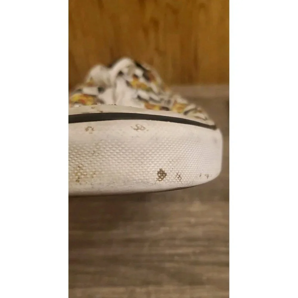 Vans Skate Shoe Tie Sneaker Shoes‎ Youths Size 6 Pizza Checkerboard